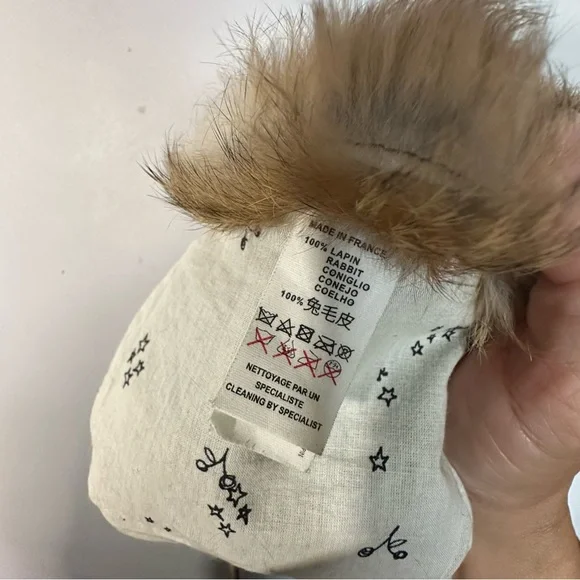 🆕 BONPOINT Rabbit Fur Bag - Picture 9 of 10